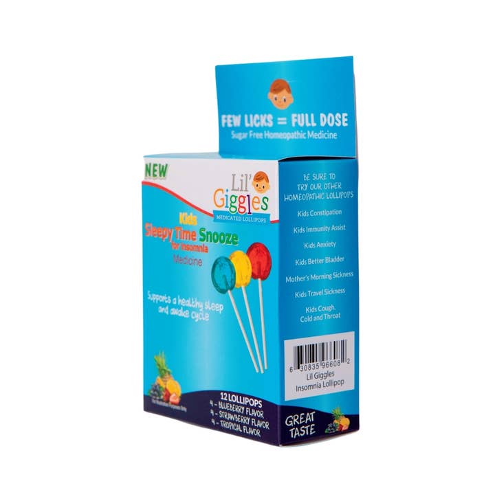 Lil Giggles - Wholesale Lollipop - Lil' Giggles Kid's Medicated Lollipops for Insomnia