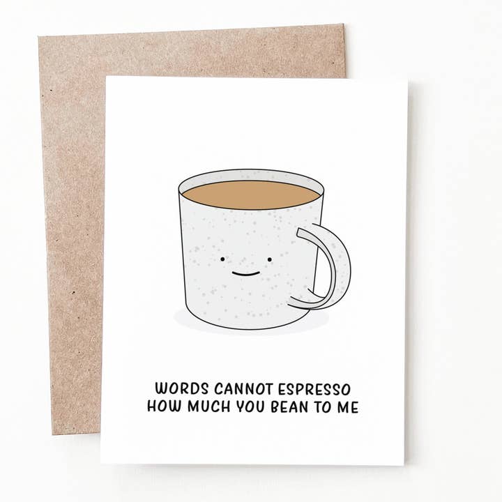 Cartão de aniversário Espresso por atacado de Nine Two Design