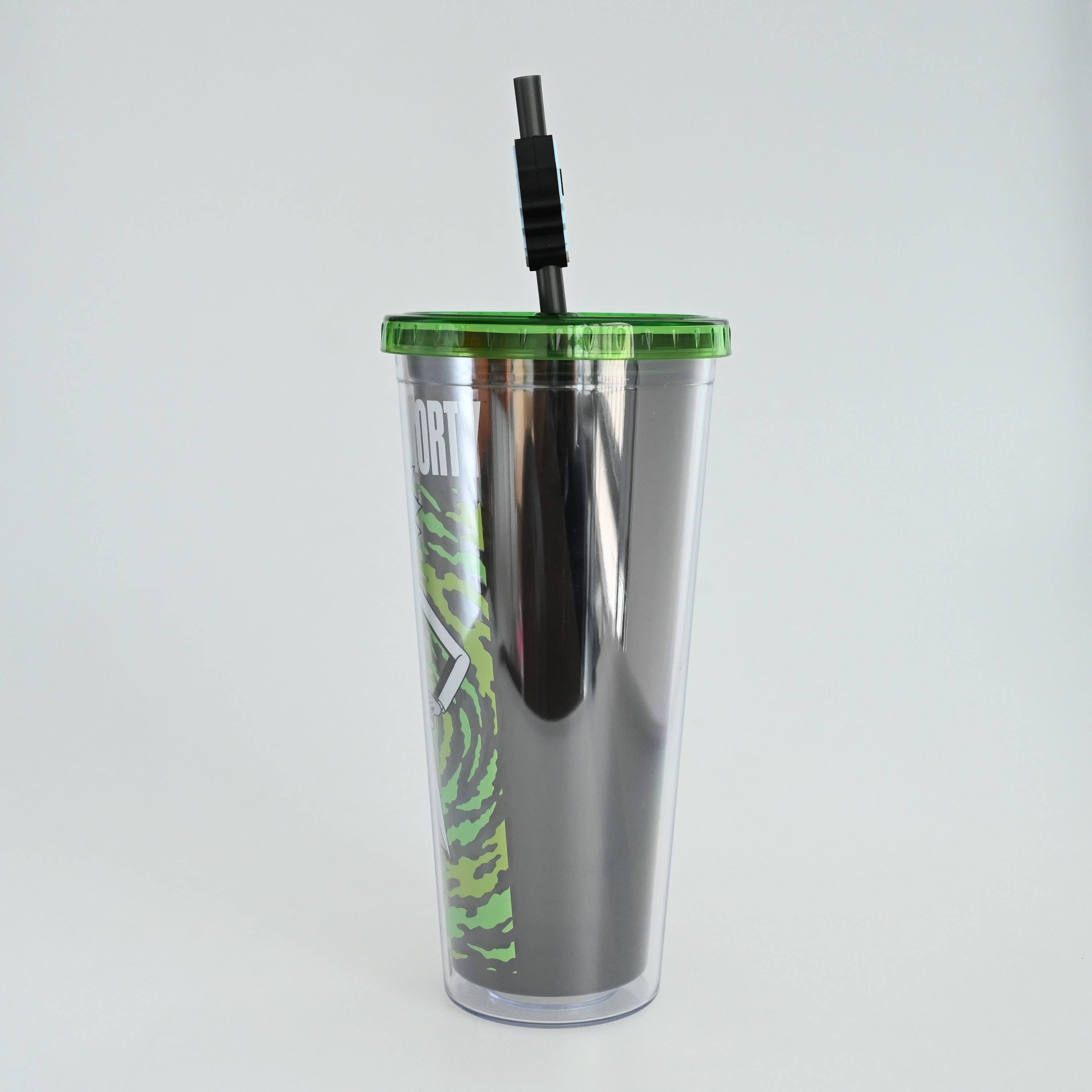 Silver Buffalo - Wholesale Drinking Glass/Cup - Rick & Morty Morty Hugging Rick 24oz Plastic Cold Cup w/ Lid2