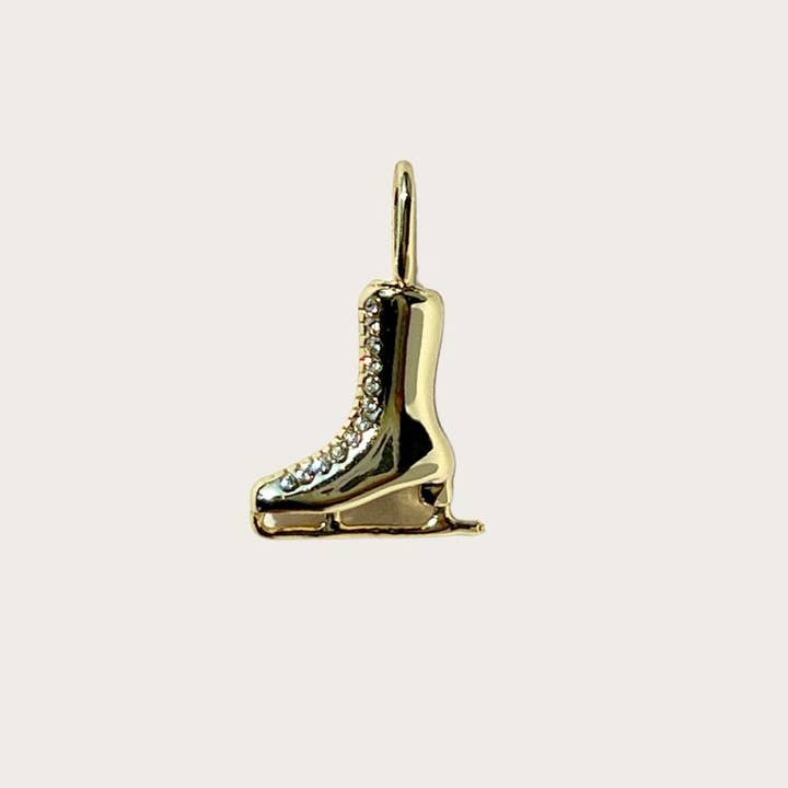 The Sis Kiss - Wholesale Individual Charm/Pendant - Ice Skate Charm