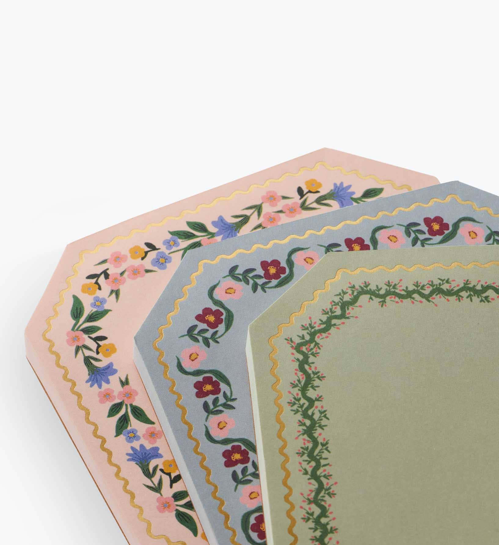 Rifle Paper Co. - Wholesale Notepad - Gemma Mini Notepad Trio1