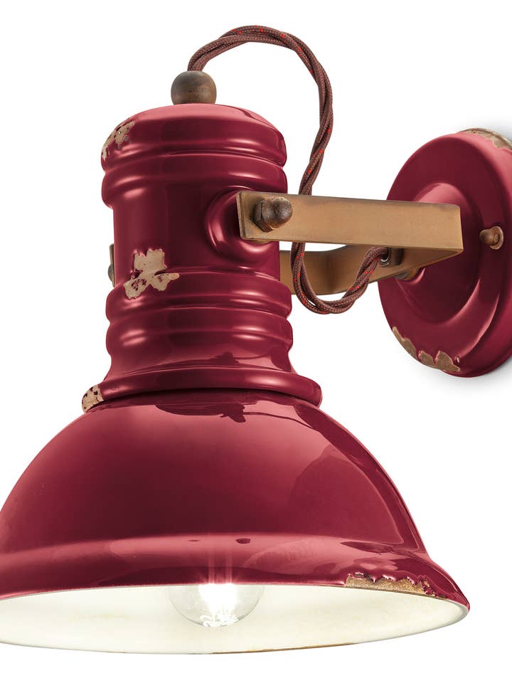 Candeeiro de parede - Coleção Retrò - INDUSTRIAL - C1693 por atacado de Ferroluce srl