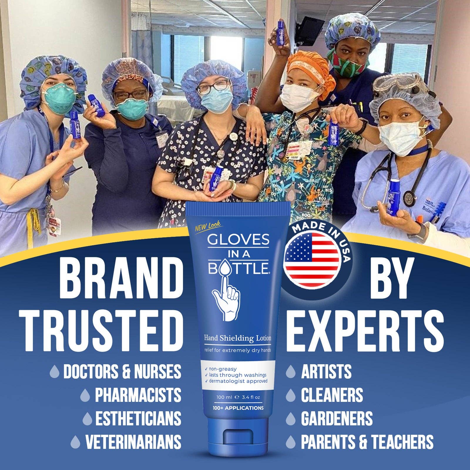 Gloves In A Bottle – Creme/loção para as mãos por atacado – Luvas em Garrafa — Loção de Blindagem, 3,4 oz4