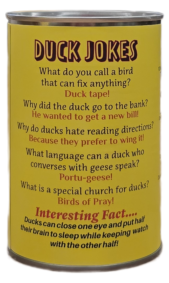 Canned Gifts - Venta al por mayor Peluche - Niños y bebés - Canned Ducky | Peluche de pato de goma en lata | Regalo2