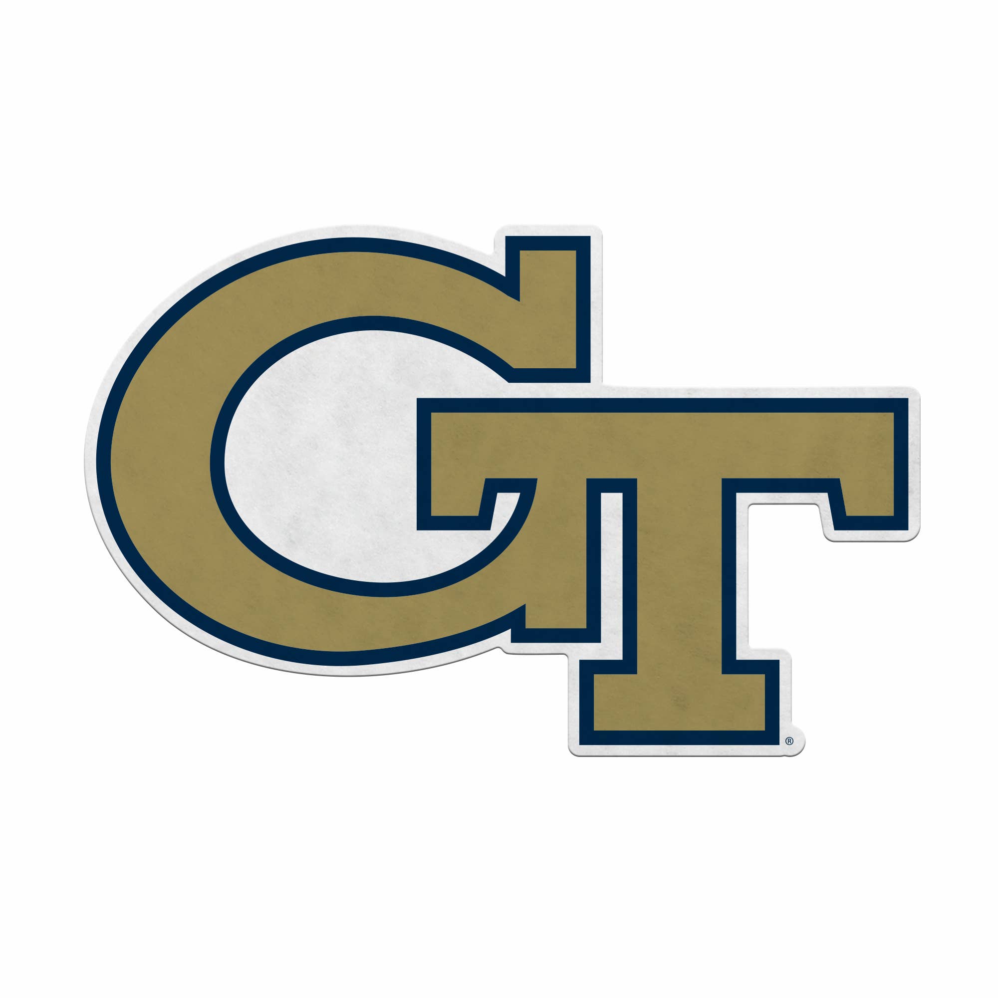 Rico Industries - Wholesale Sign - NCAA  Georgia Tech Yellow Jackets - GT  Shape Cut Pennant0