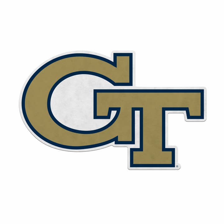 Rico Industries - Wholesale Sign - NCAA Georgia Tech Yellow Jackets - GT Shape Cut Pennant