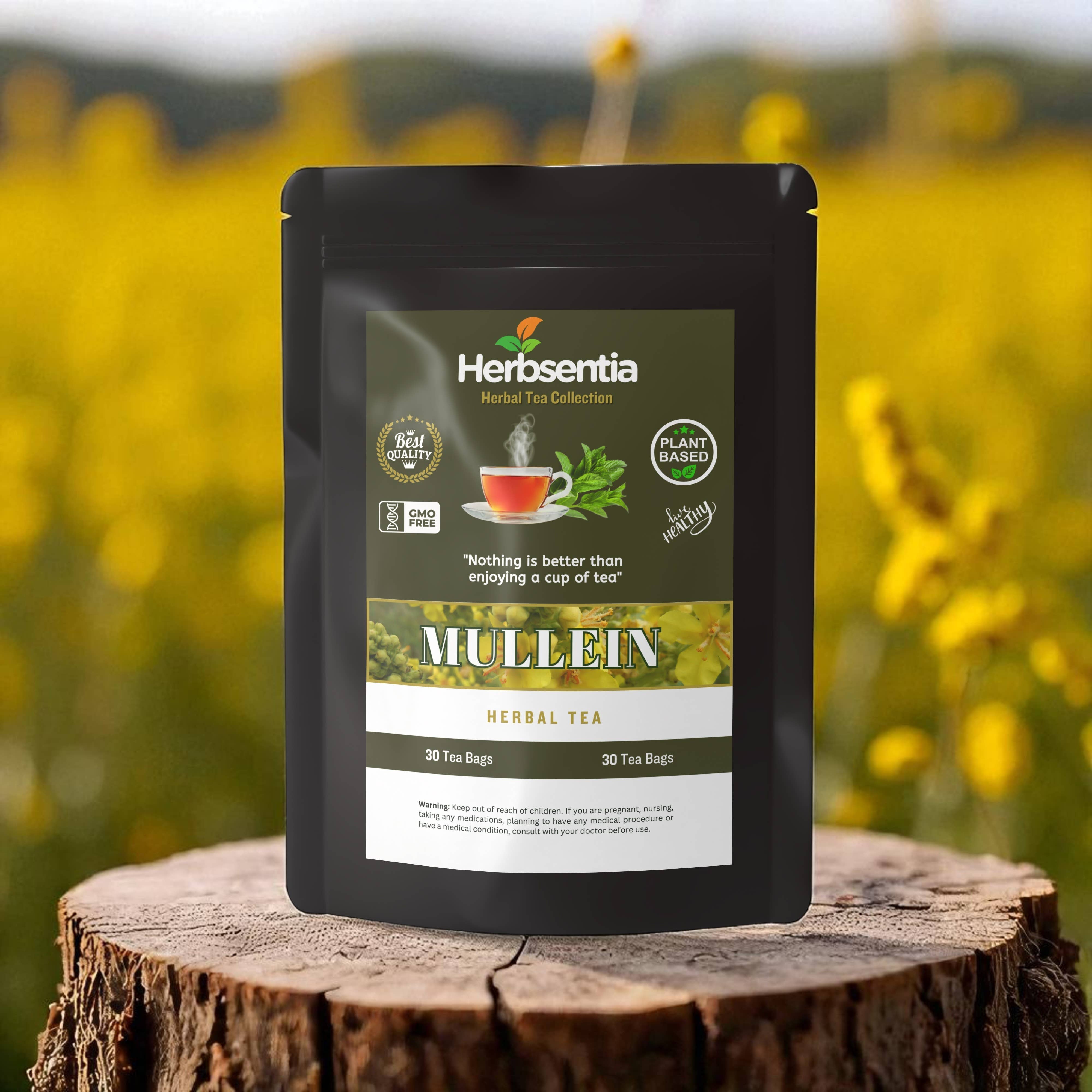 Succus - Wholesale Tea Bags - Mullein Tea - Smooth & Soothing Herbal Infusion