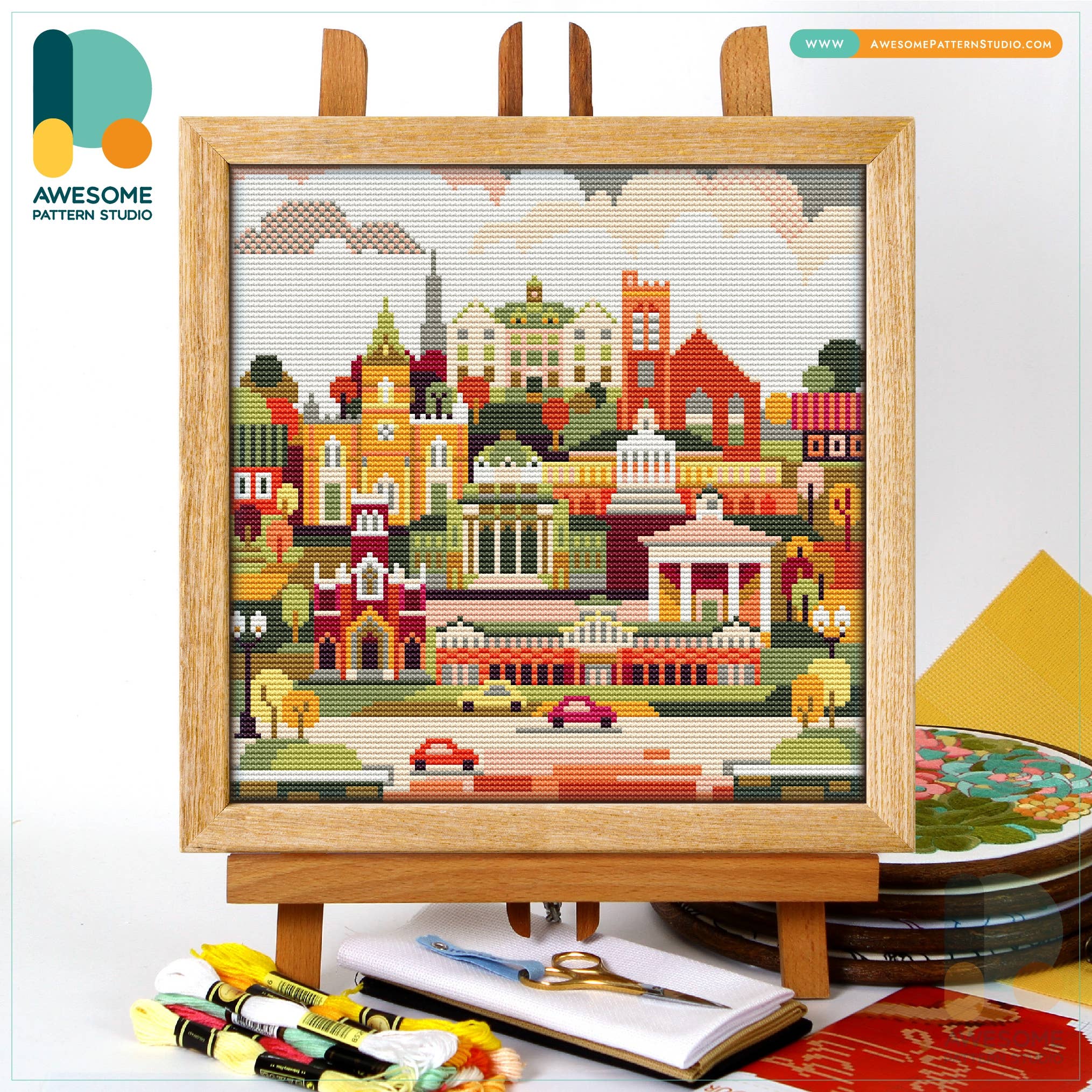 Awesome Pattern Studio - Wholesale Embroidery/Cross Stitch Supplies - CS997-1 Winchester VA, Counted Cross Stitch Kit0