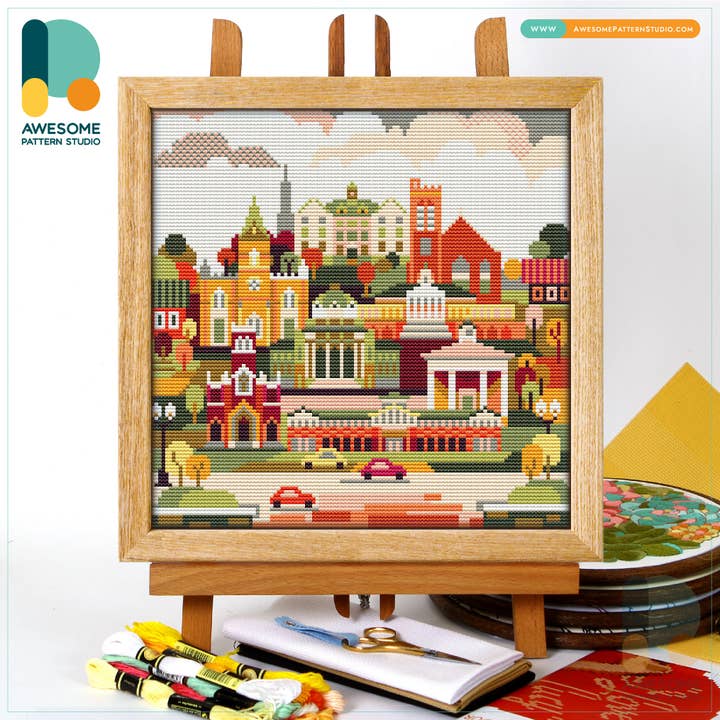 Awesome Pattern Studio - Wholesale Embroidery/Cross Stitch Supplies - CS997-1 Winchester VA, Counted Cross Stitch Kit