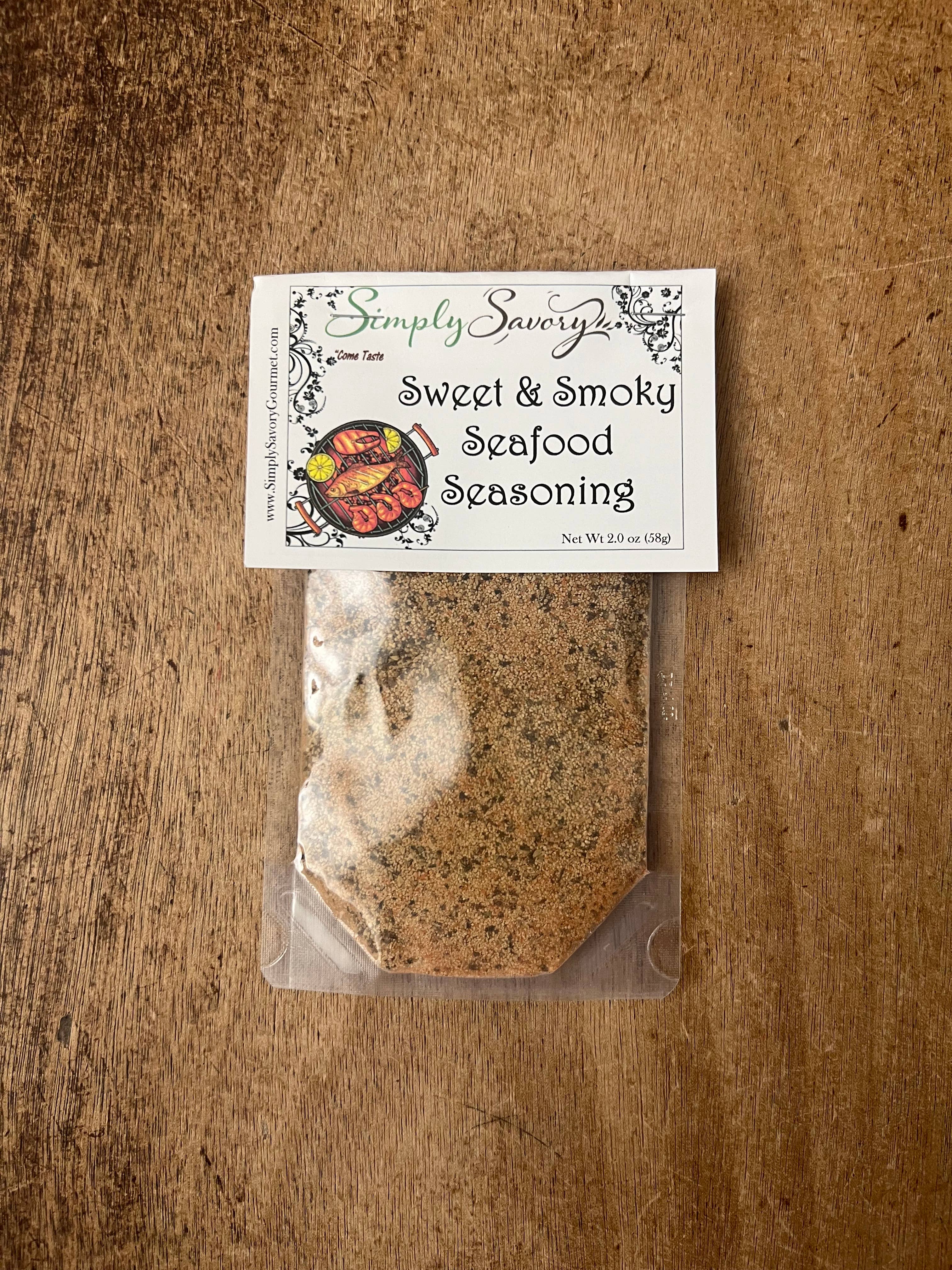 Simply Savory - Wholesale Dried Spice Mix - Sweet & Smoky Seafood Seasoning1
