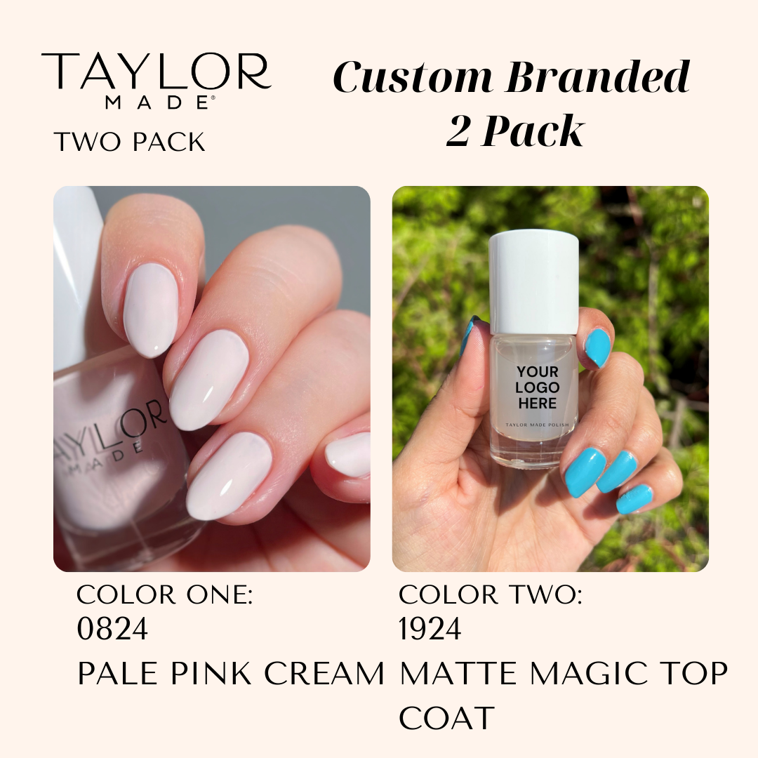 Taylor Made Polish – wholesale Nail polish – Custom Nail Polish: 2 Pack Long-wearing + Vegan + Non-toxic130