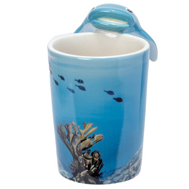Puckator Ltd - Wholesale Coffee Mug - Whale Shark Ceramic Shaped Handle Mug