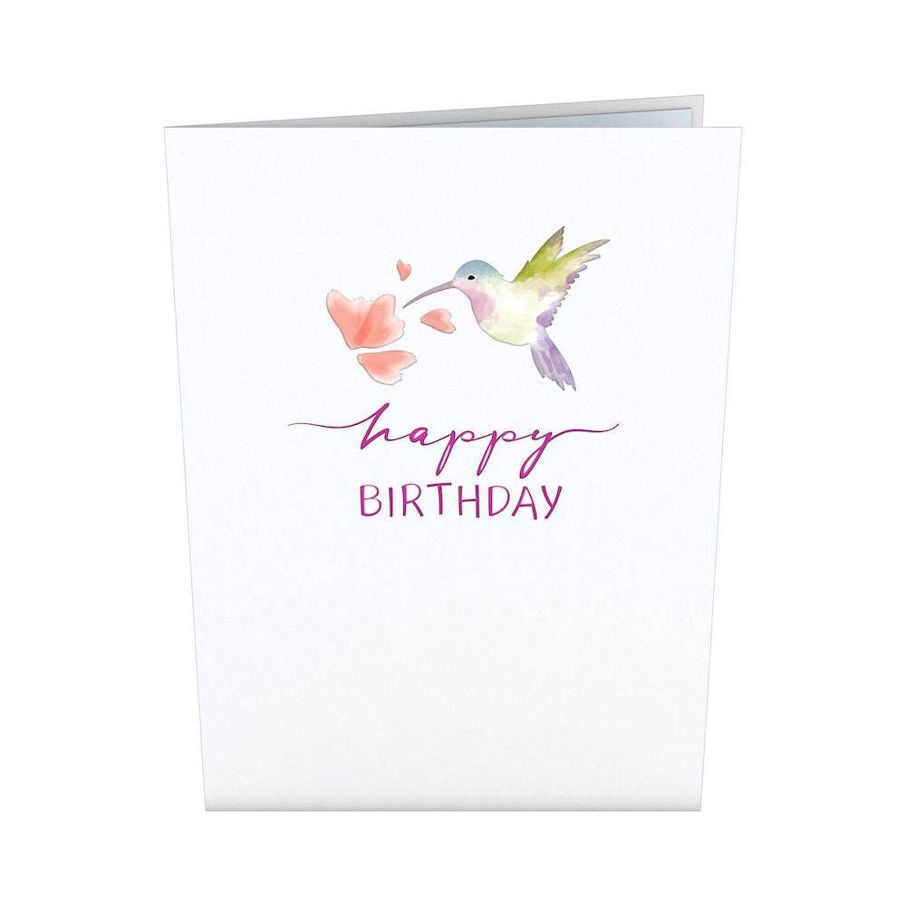 Lovepop Cards - Wholesale Birthday Card - Birthday Hummingbird 5''x7'' Card, Birthday Cards3