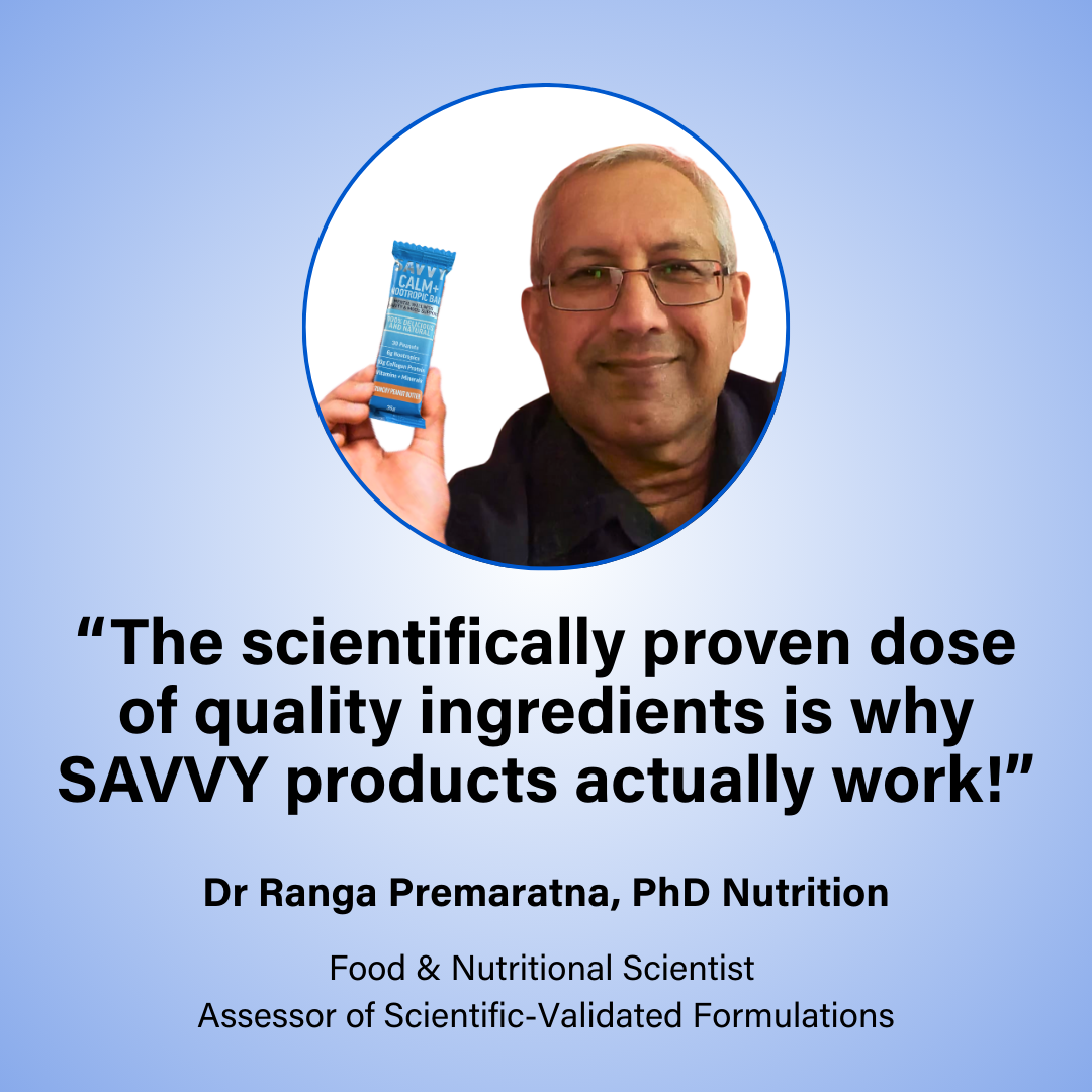 SAVVY BEVERAGES - Wholesale Snack bar - CALMING COLLAGEN PROTEIN BAR + Nootropics13