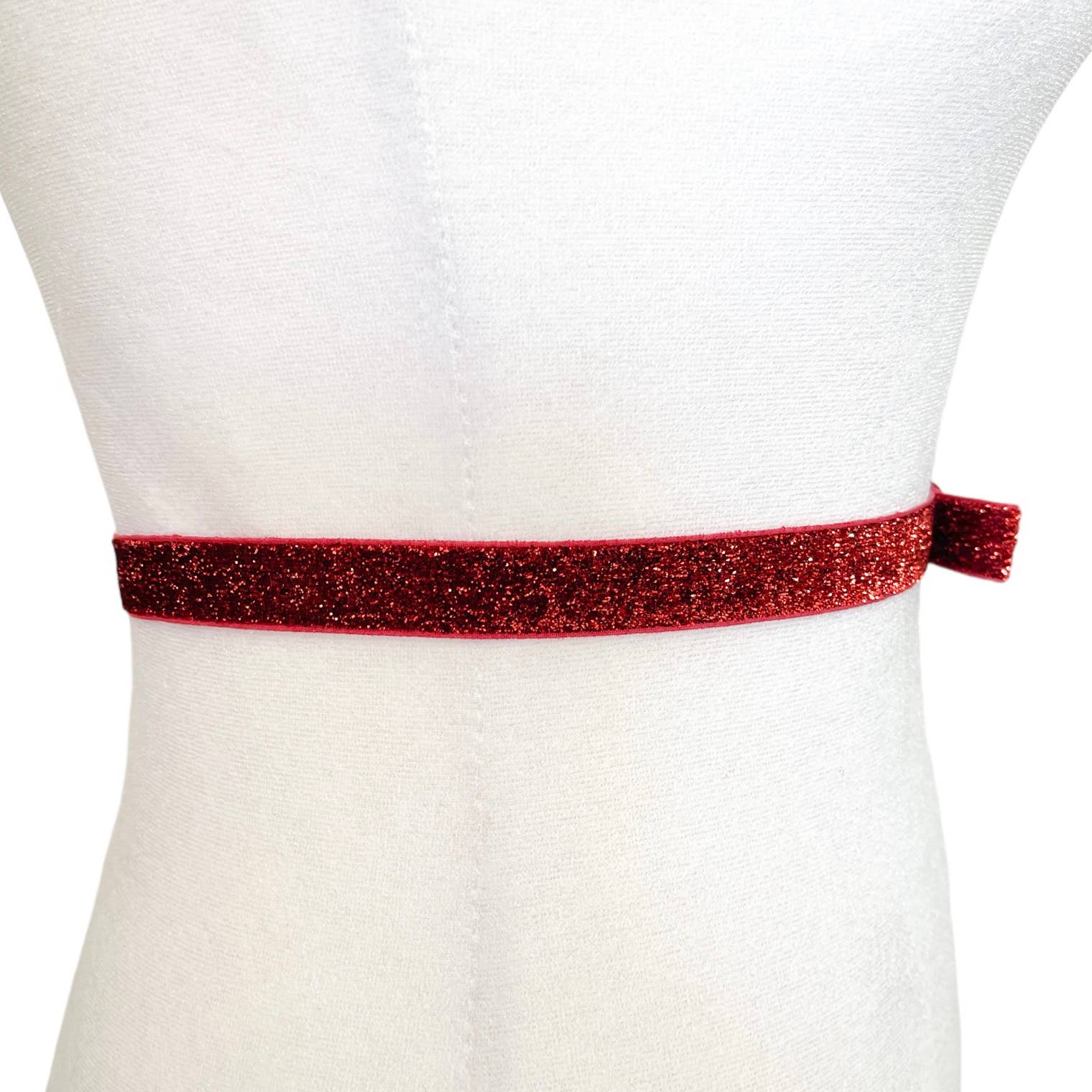 Melissa Velia - Wholesale Belt - Women's - Sparkle Bow Belt | 10 Colors | Elastic Belt | 1/2” Belt2