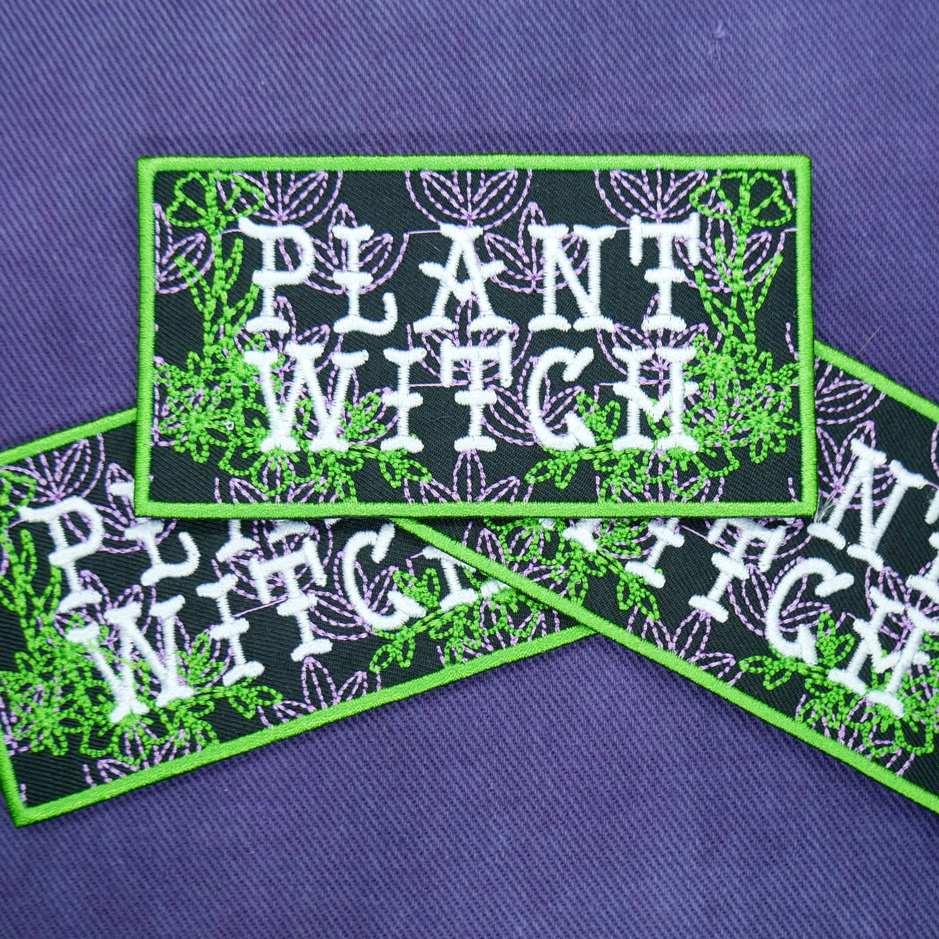Junkyard Witch - Wholesale Patch - Plant Witch Name Tag Iron On Patch4