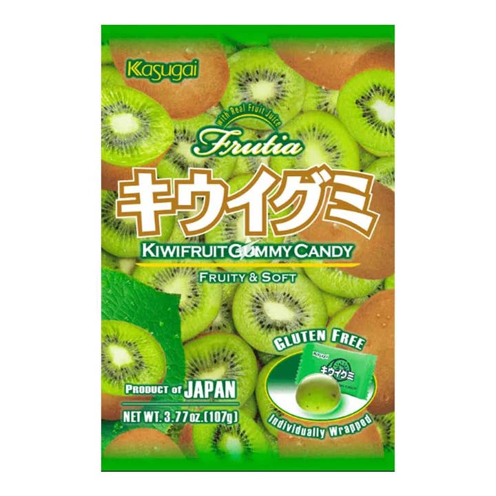 Global Bite Co - Wholesale Gummy - Kasugai Gummy Kiwi 107g (Japan)1