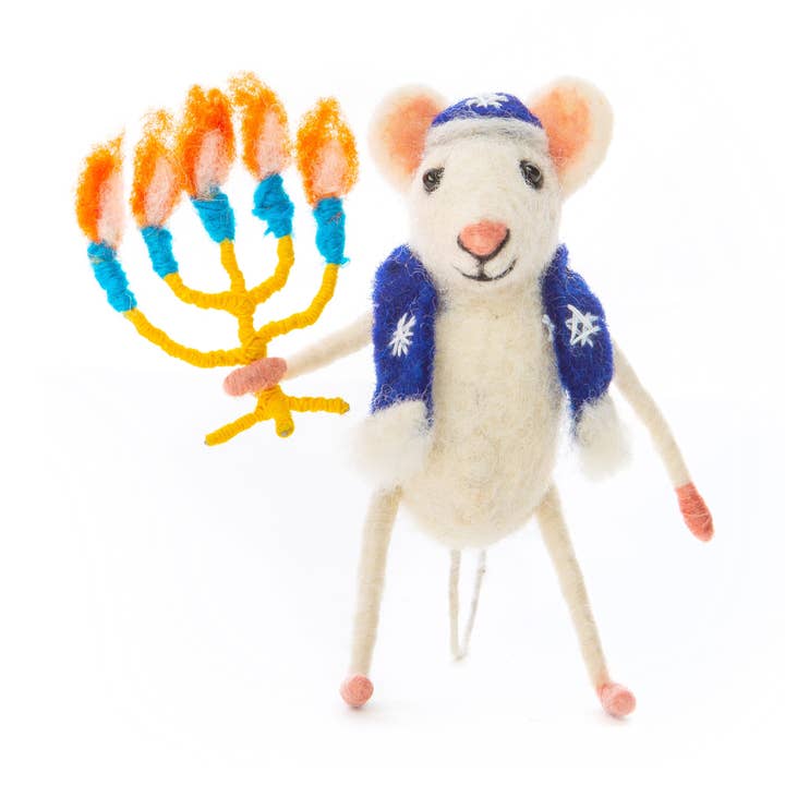 Felice Hanukkah Mouse per la vendita all'ingrosso da parte di Sew Heart Felt