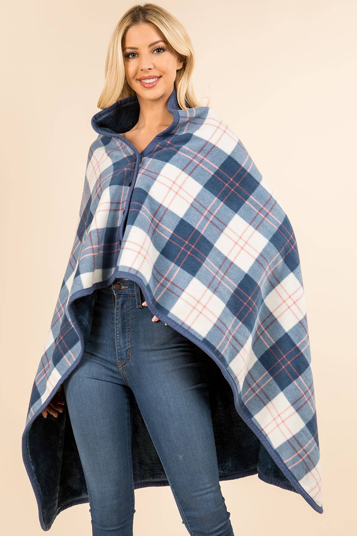 Suzie Q USA - Venta al por mayor Chal - Mujer - Mantón de manta a cuadros23