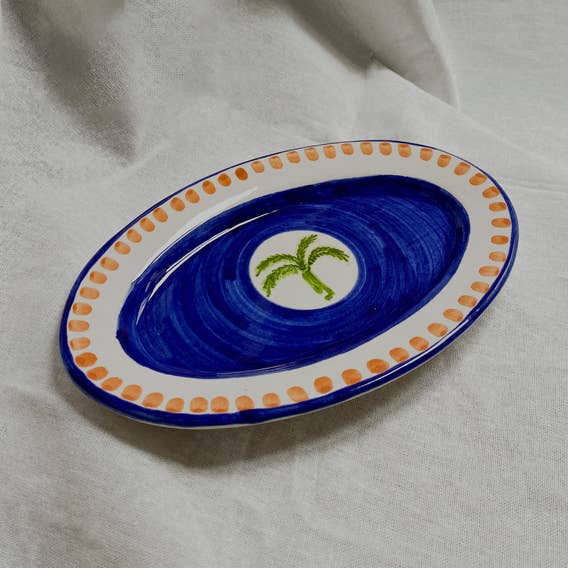 Asterisco Store - Vendita all'ingrosso Piatto - "Mondello" Piatto ovale piccolo0