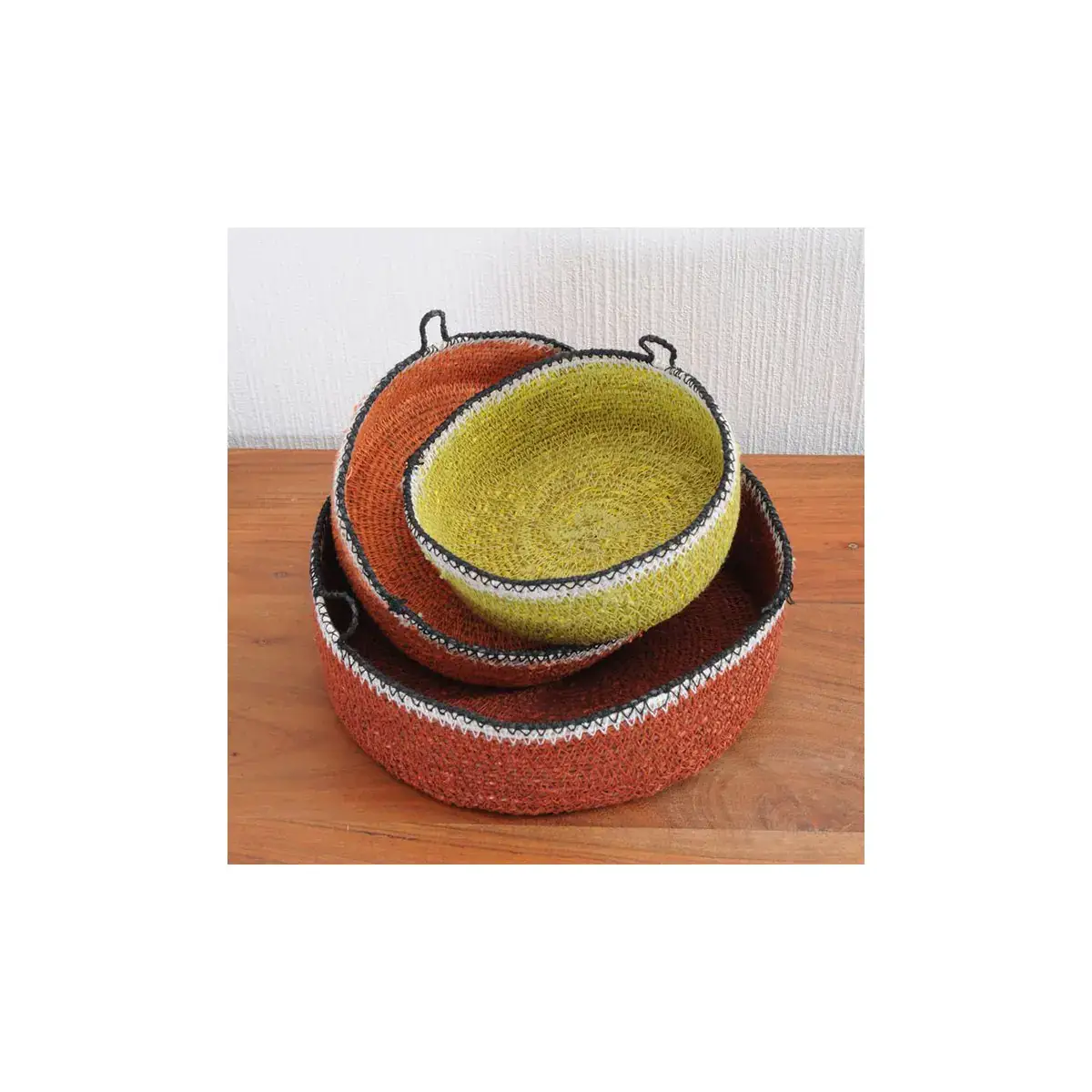 B A O B A B - Maison - Vendita all'ingrosso Cestini - Trio di cesti con manici2