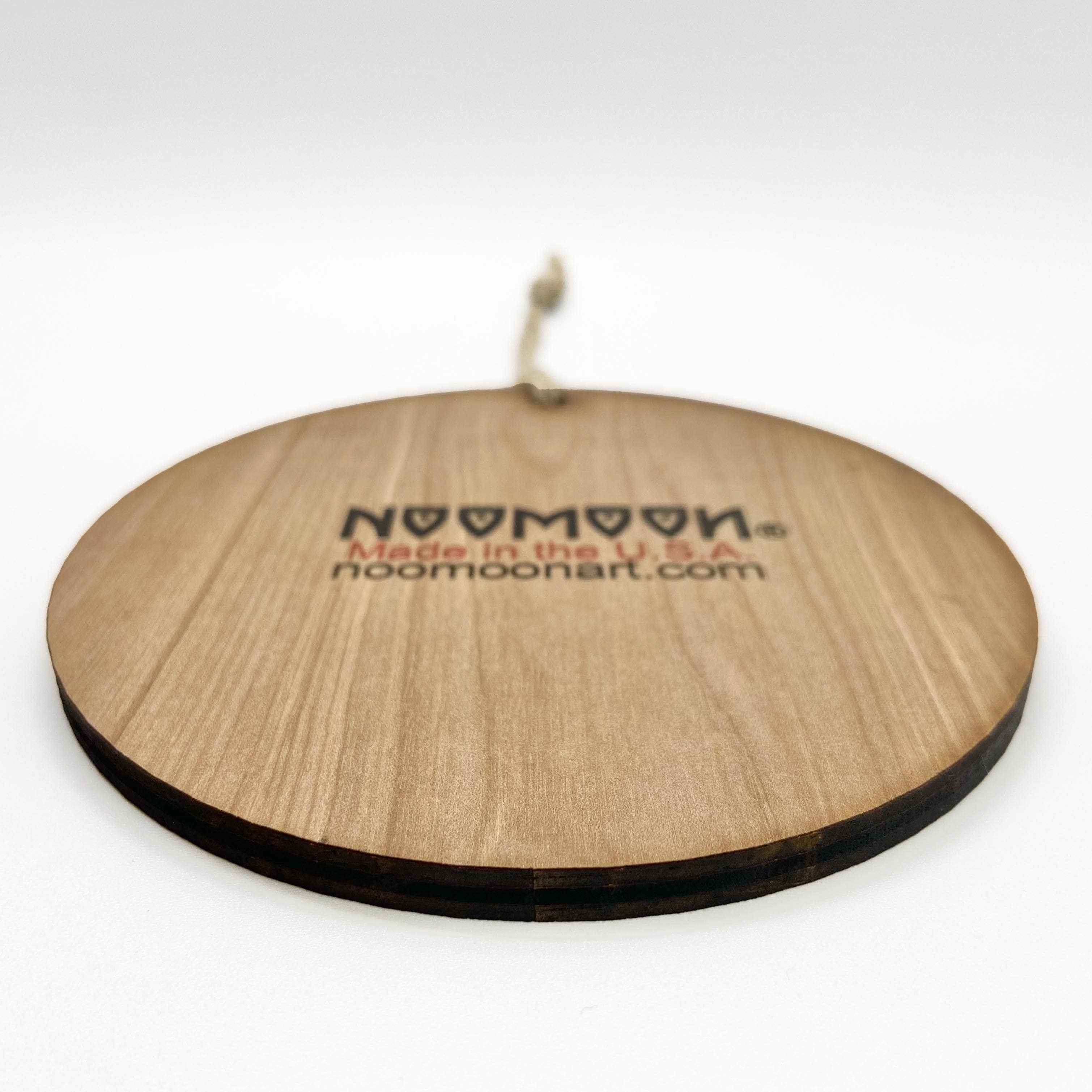 Noomoon - Wholesale Ornament - Loon with Chicks Your Lake or State Namedrop Ornament1