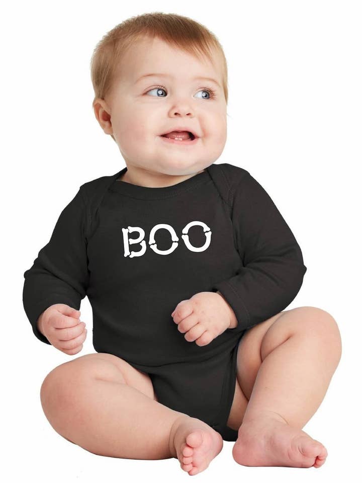 Boo Onesie for wholesale by Virginia Lane