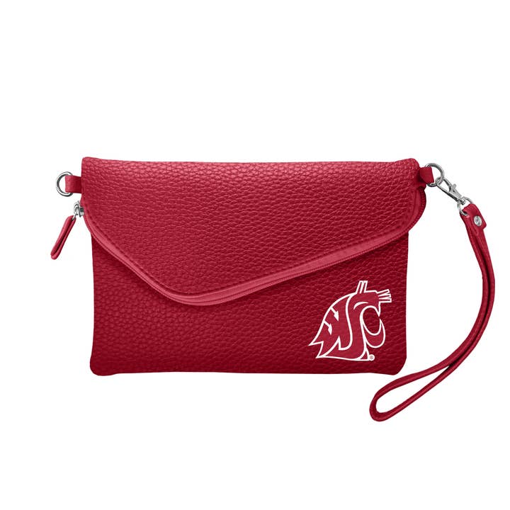 NCAA Washington State Cougars Pebble Crossbody Purse for wholesale by Little Earth Productions