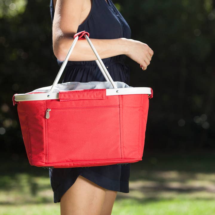 Picnic Time Family of Brands - Wholesale Cooler/Cooler Bag - Metro Basket Insulated Collapsible Cooler Tote2