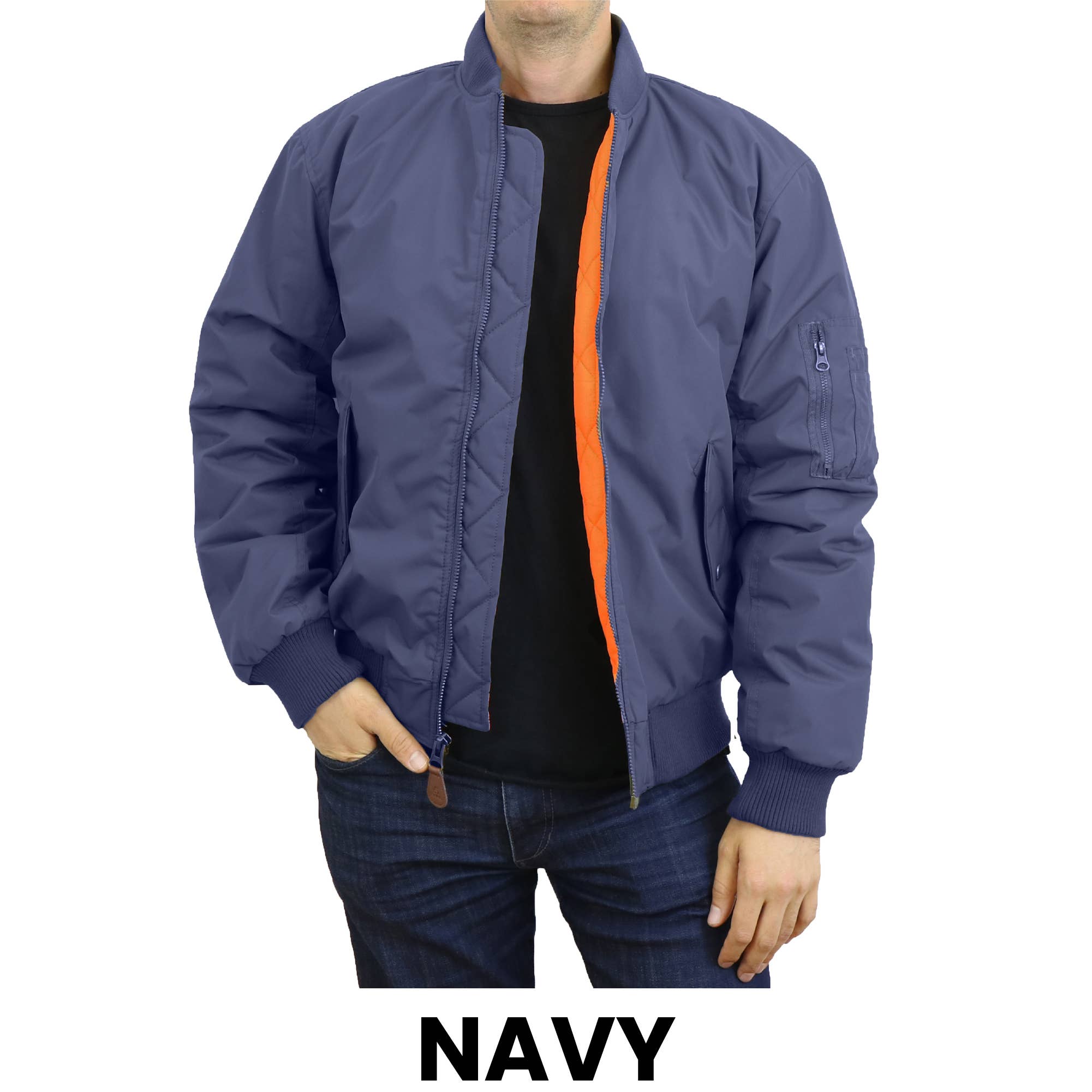 Galaxy By Harvic - Vente Bombers – homme - Blouson Bombardier MA-1 Homme Lourd Galaxy By Harvic10