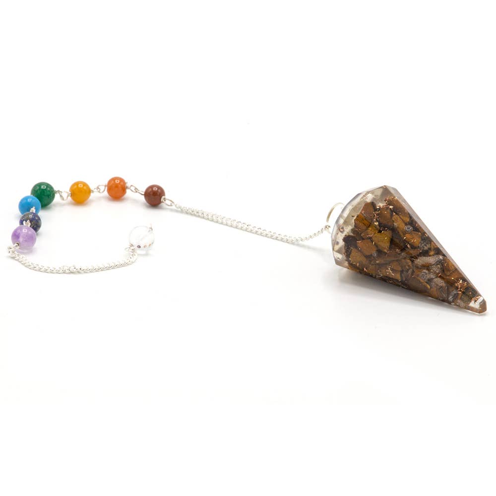 Cristaux & Bien-Être - Wholesale Meditation Supplies - Chakra orgonite power clock - Tiger eye0