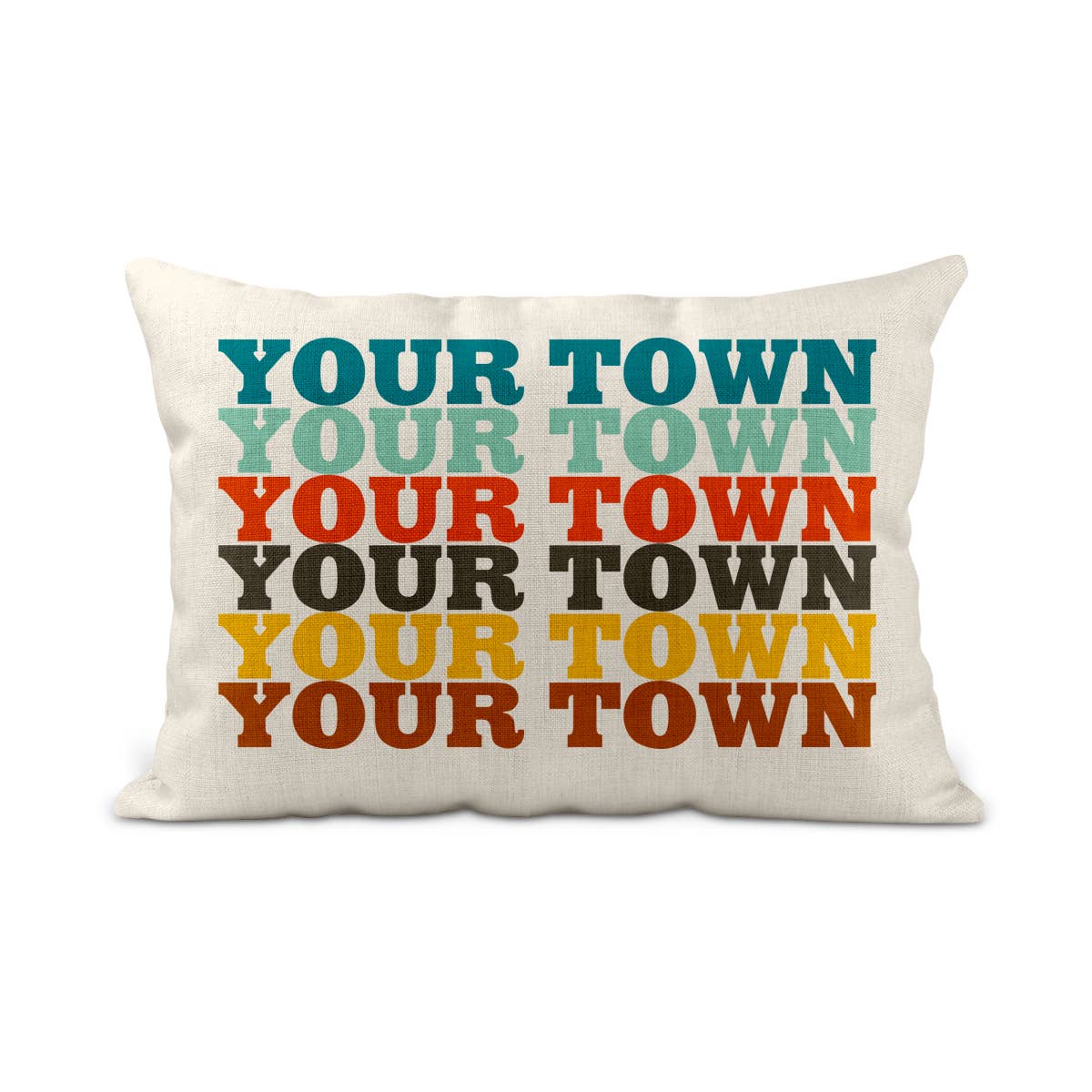 Rock Scissor Paper - Vendita all'ingrosso Cuscini lombari - Cuscino Lombare Personalizzato Città - Supergrafica ripete nome4