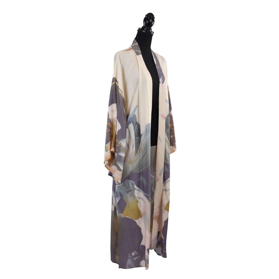 Dupatta Designs - Wholesale Robe - Women's - Sheila Duster Kimono Robe3