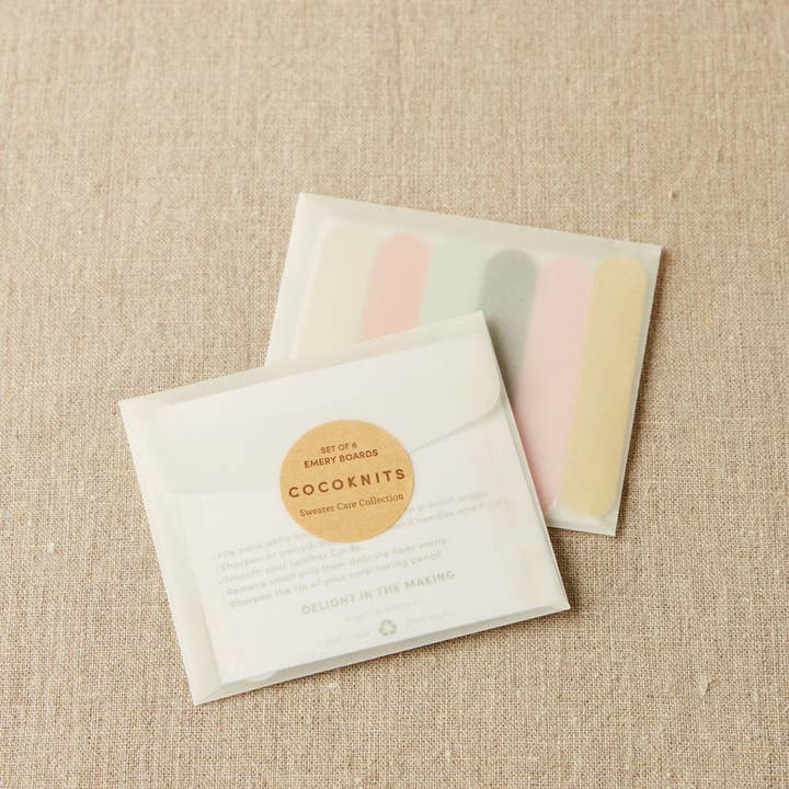Cocoknits - Wholesale Nail File - Emery Boards Nail File Bundle of 5