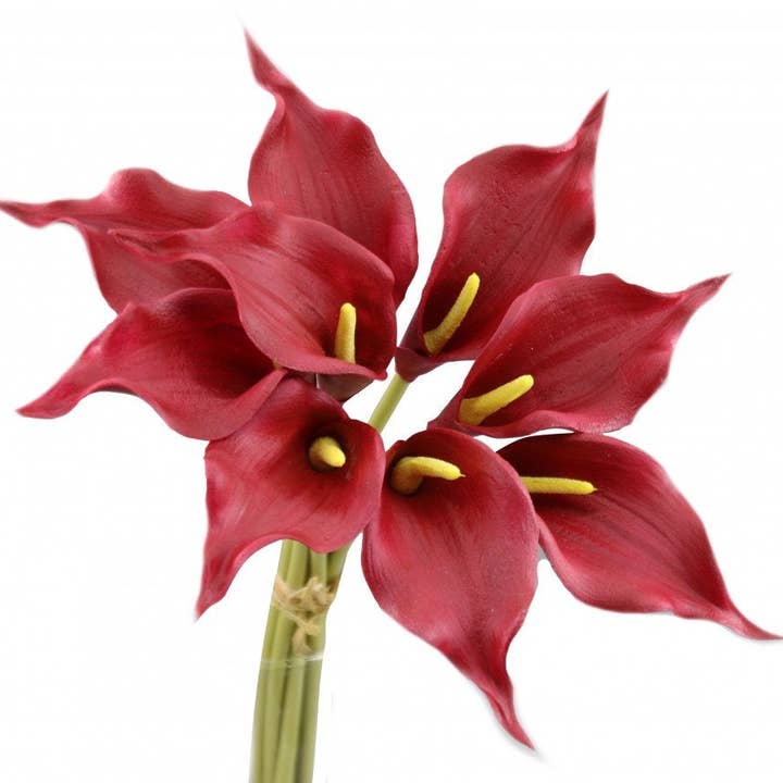 Angel Isabella - Wholesale Kunstbloemen - 16" Ultra Zachte Realistische Lange Bloei Kunstmatige Calla Lelie4