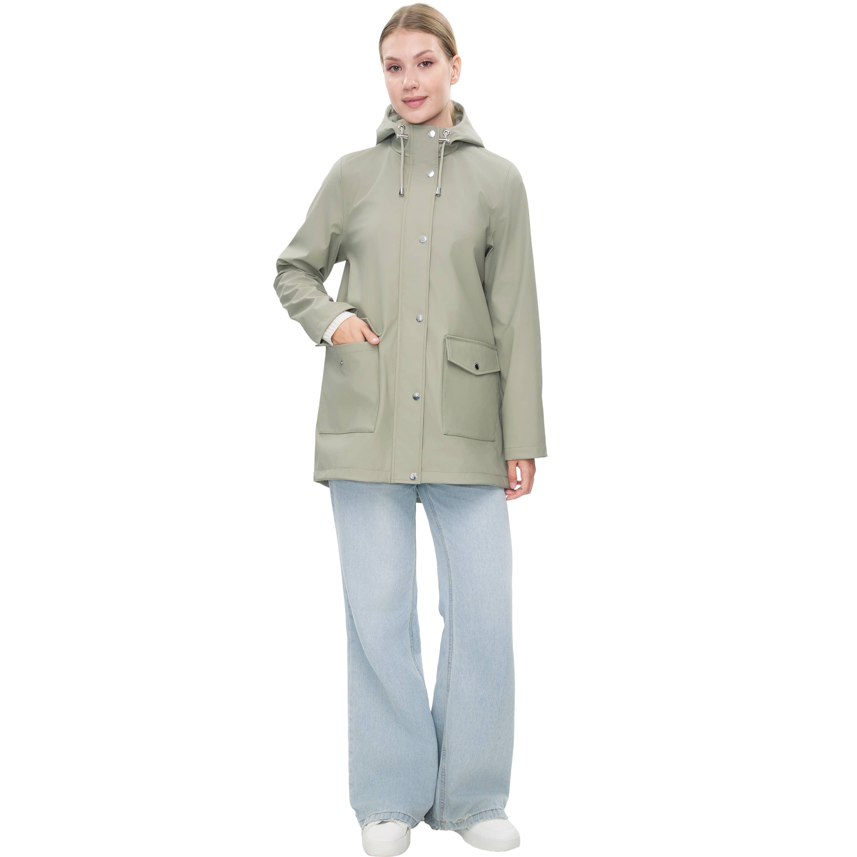 Rokka & Rolla - Wholesale Raincoat - Women's - Women's Waterproof Rain Coats Hooded Jackets24