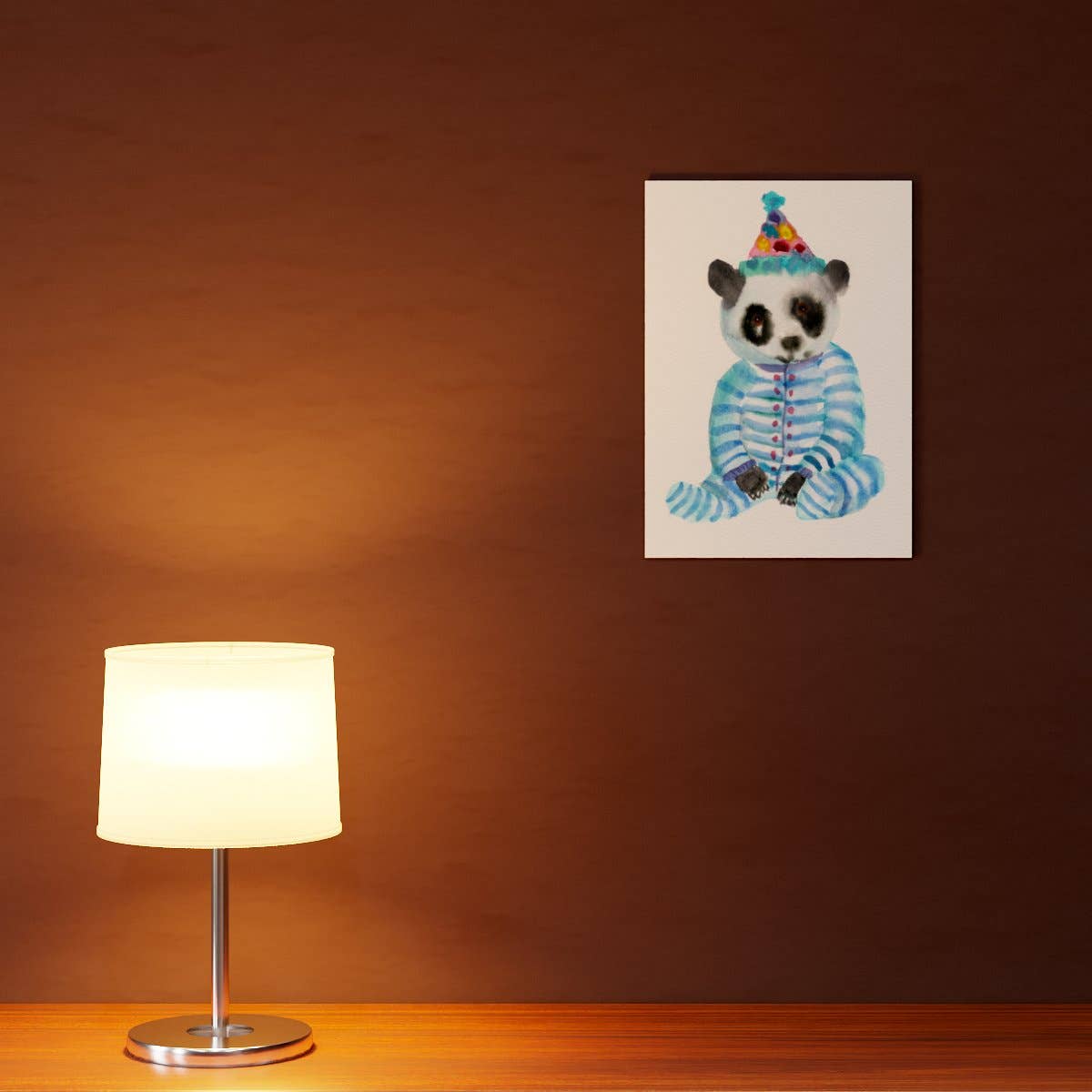 Rosie Webb illustrations - Wholesale Art Print - Panda Baby Giclée Print4