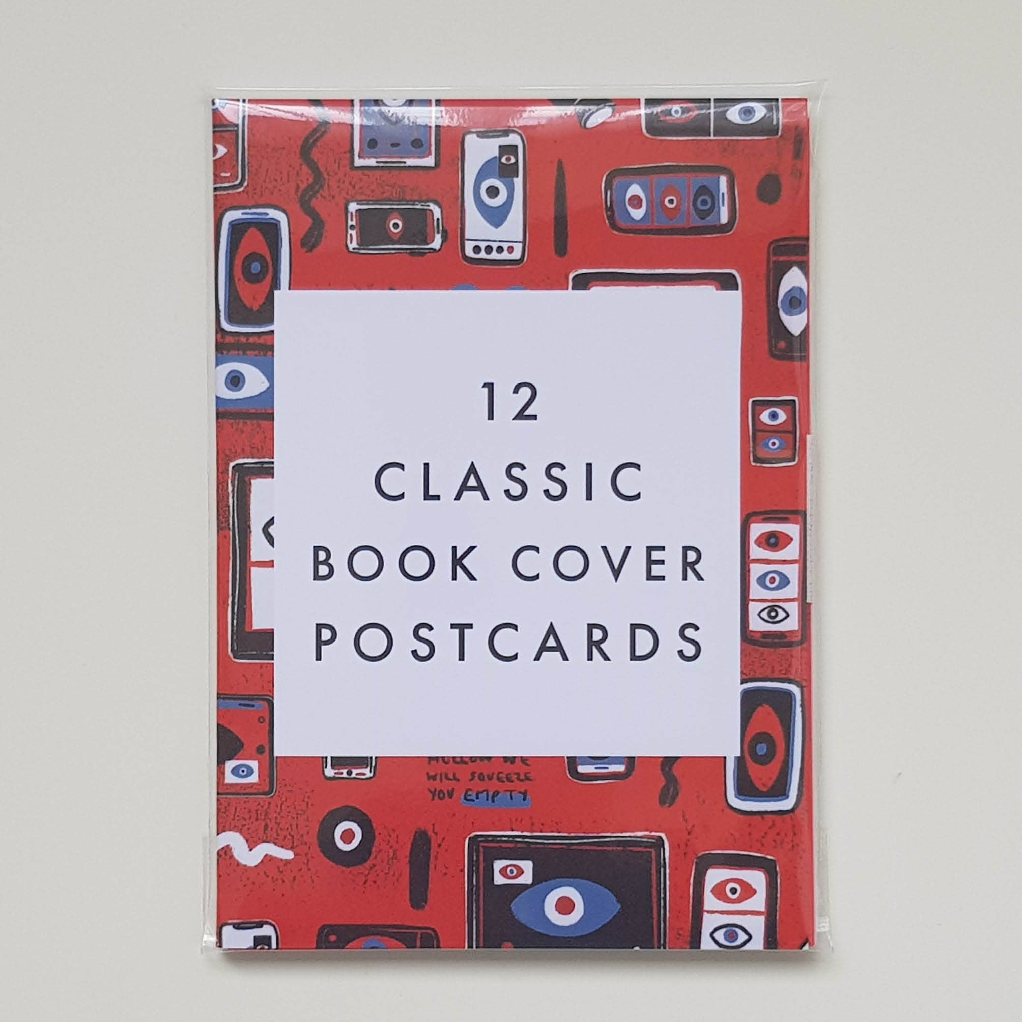 Bookishly (US Duties Paid) – wholesale Postcard set – Set of Twelve Classic Book Cover Postcards1