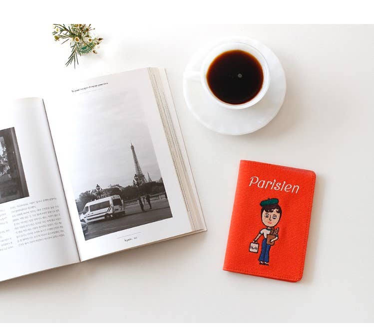 K-Wonderland - Vendita all'ingrosso Custodia per passaporto - Donna - [1537] Cover per passaporto Protect Travel Wallet - Ricamo di lusso14