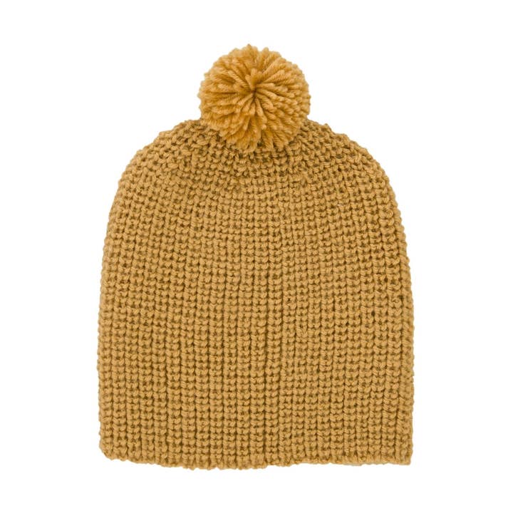 Campside Merino Beanie Mustard for wholesale by Acorn Kids