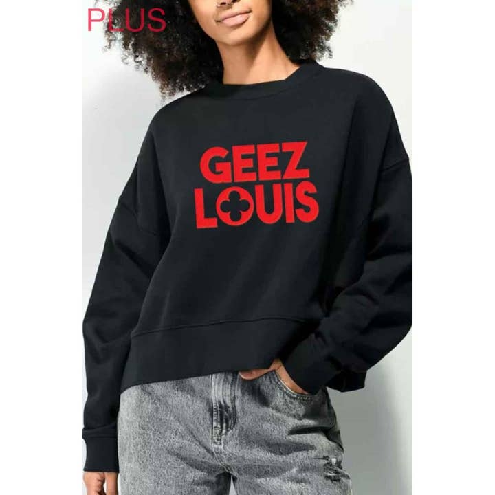 Polar bee - Wholesale Graphic Sweatshirt - Women's - GEEZ LOUIS GRAPHIC PLUS WOMENS SWEATSHIRT