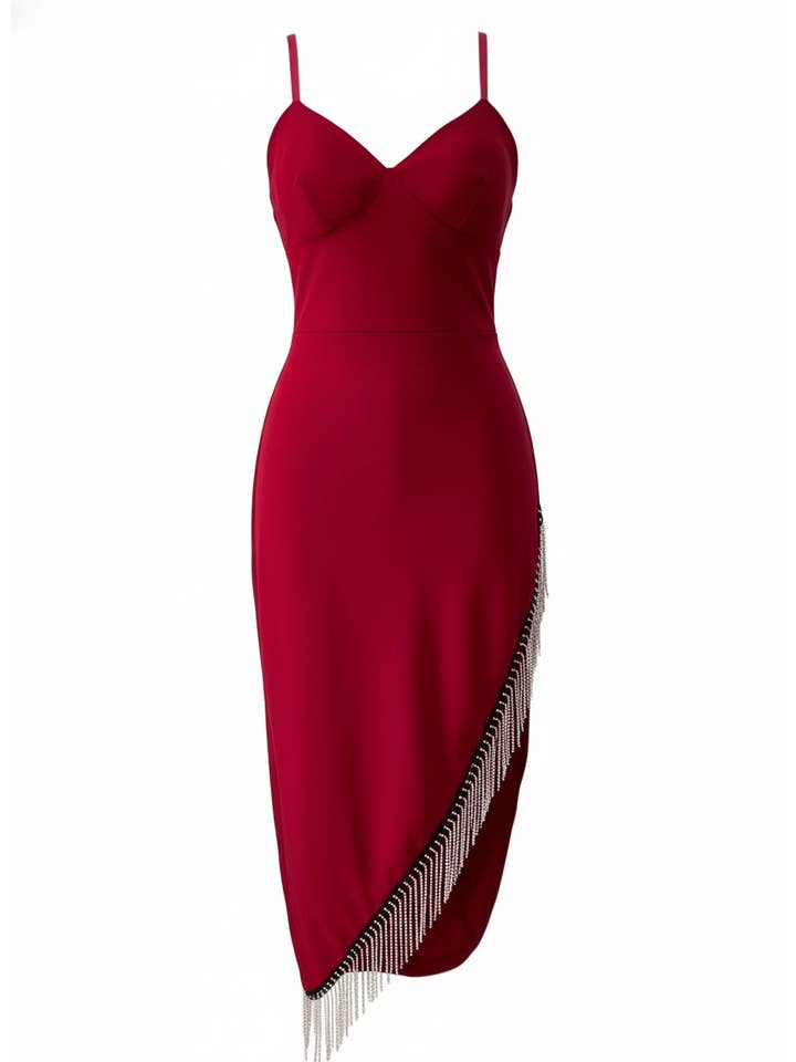 SHORT INDIAN RED DRESS 25260 for wholesale on Faire1