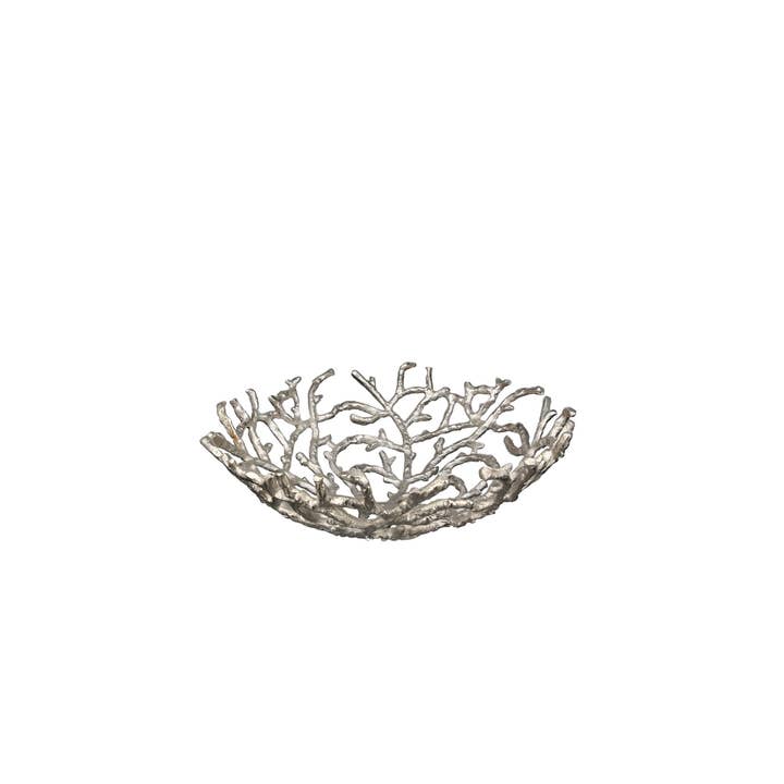 Gilde Handwerk Macrander GmbH & Co. KG - Wholesale Decoratief bord/schotel/kom - Takjes kom, aluminium VE 2