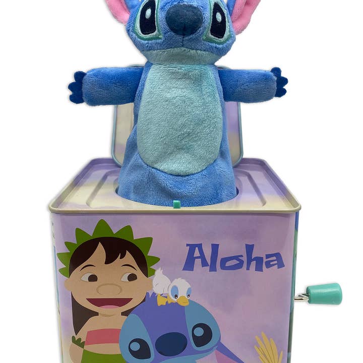 Kids Preferred - Wholesale Stuffed/Plush Toy - Kids & Baby - Disney Stitch Jack-In-The-Box