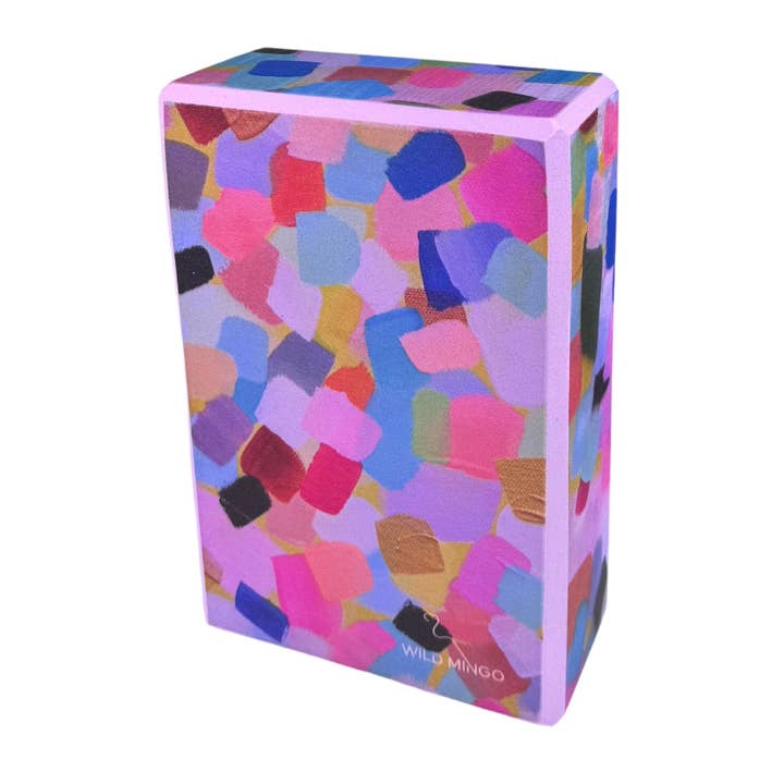 Wild Mingo - Wholesale Yoga Block/Bolster - Confetti Eco Yoga Block1