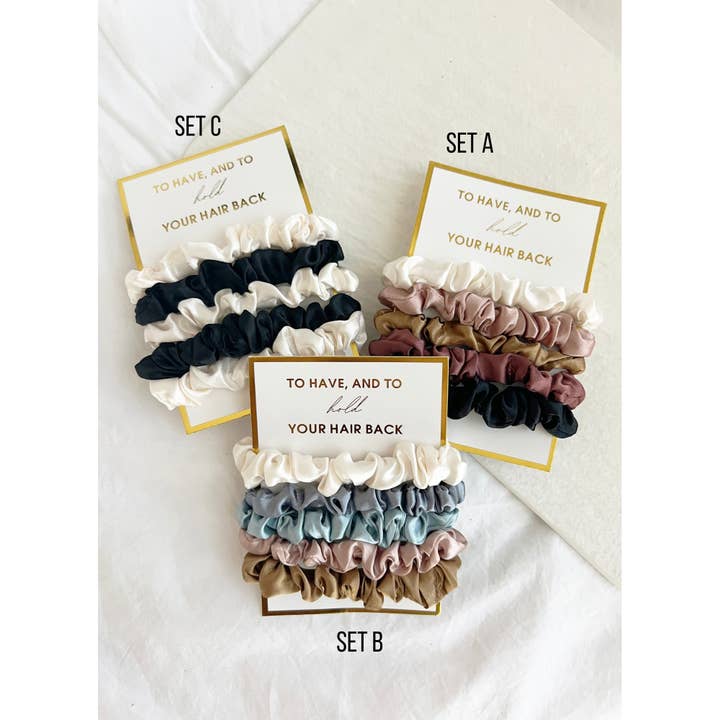LoveLina - Wholesale Scrunchie - Women's - 5PC Scrunchies Set - GIA