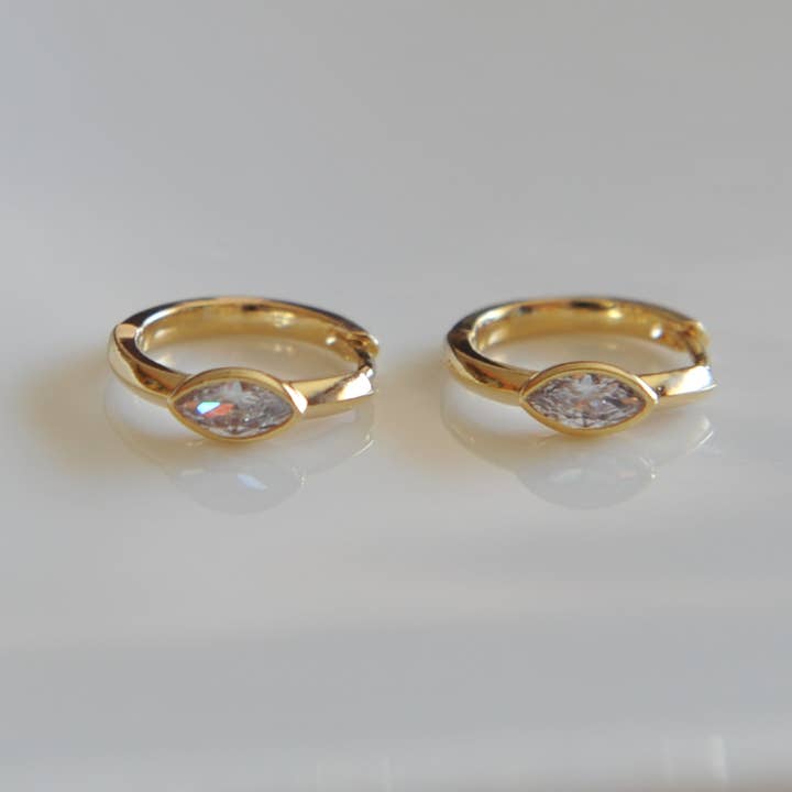 Esme Hoop Earrings for wholesale by Oh So Lovely