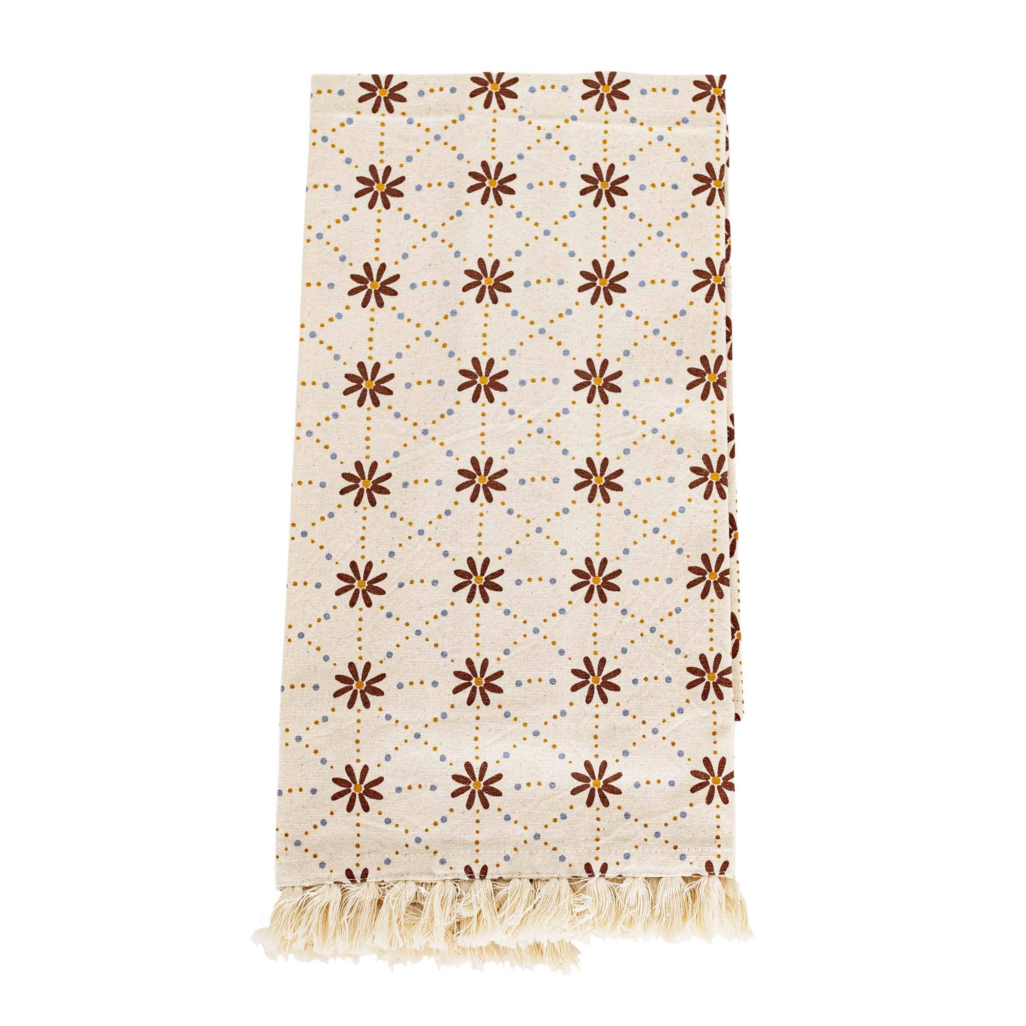 Foreside Home & Garden - Wholesale Tea Towel - Rae Set 3 Vintage Floral Kitchen Towels Cotton3