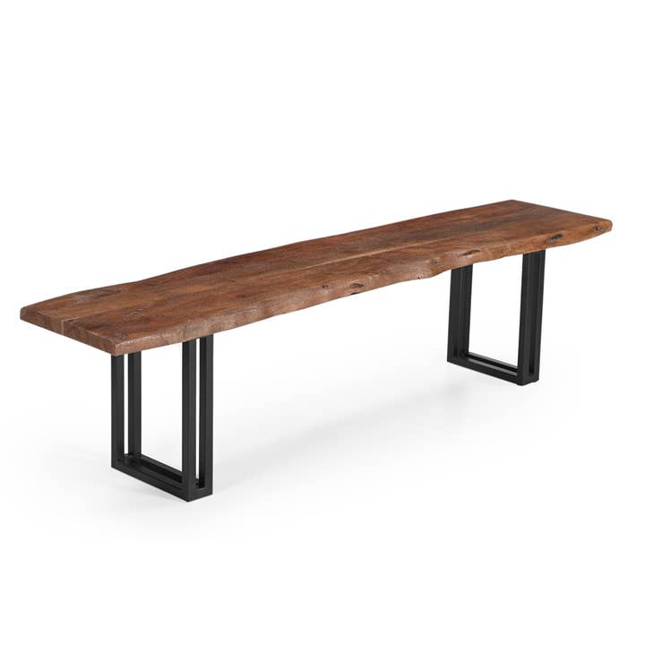 Sparrow Solid Wood Dining Bench - Brown for wholesale by Timbergirl