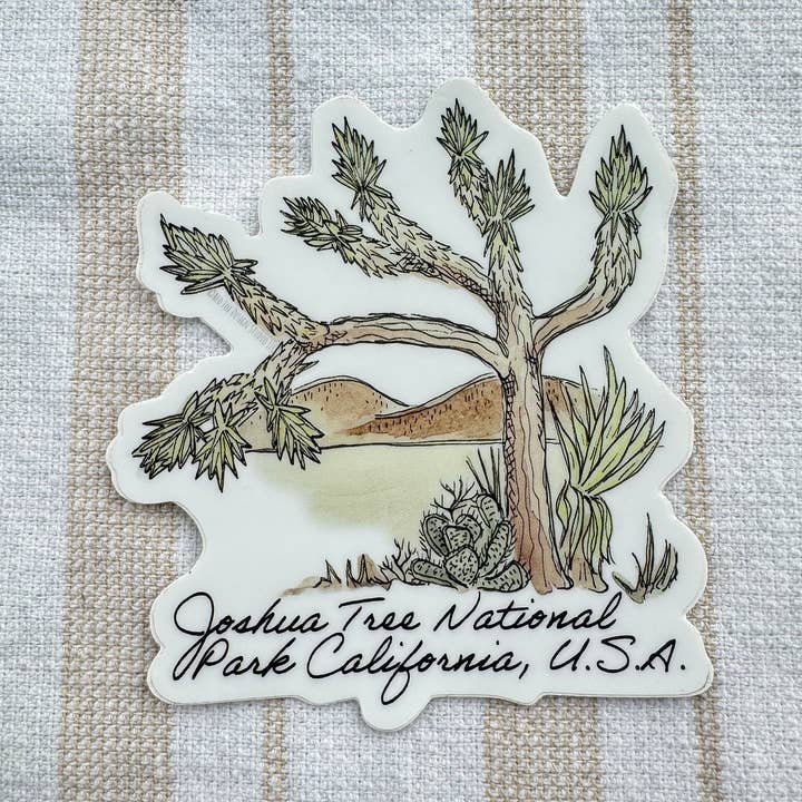 Joshua Tree National Park Sticker for engroshandel hos Red Fox Design Studio